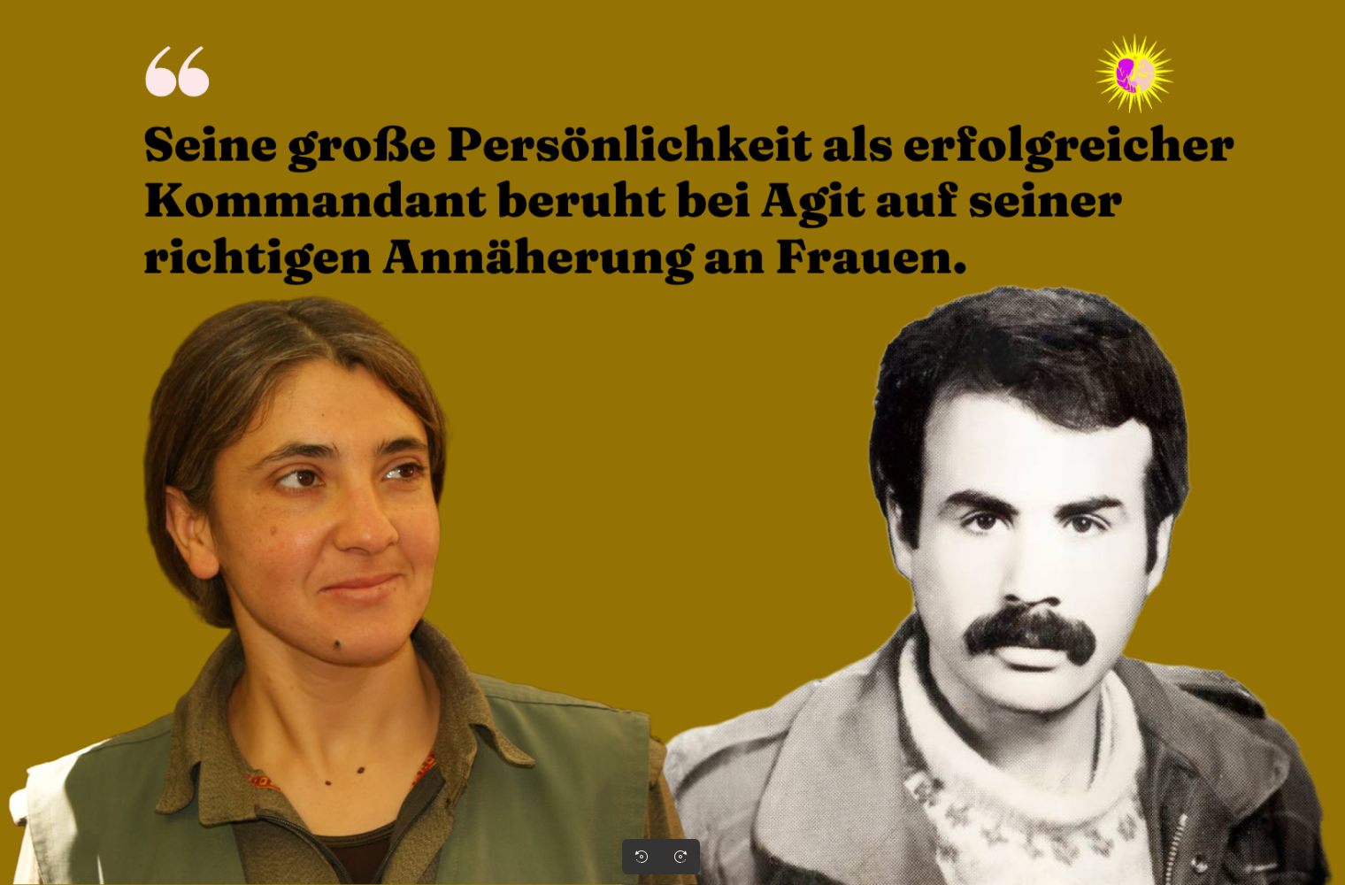 Şehîd Hêlîn Murad schreibt über den Kommandant Agit als revolutionäre Persönlichkeit